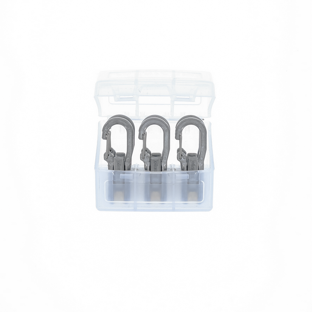 Roperoller 6 Pack with 20ft of 3mm Blue Reflective Accessory Cord and Carry Case